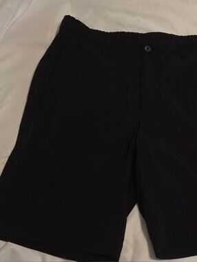 PGA TOUR Mens Black Golf Shorts Size 32
